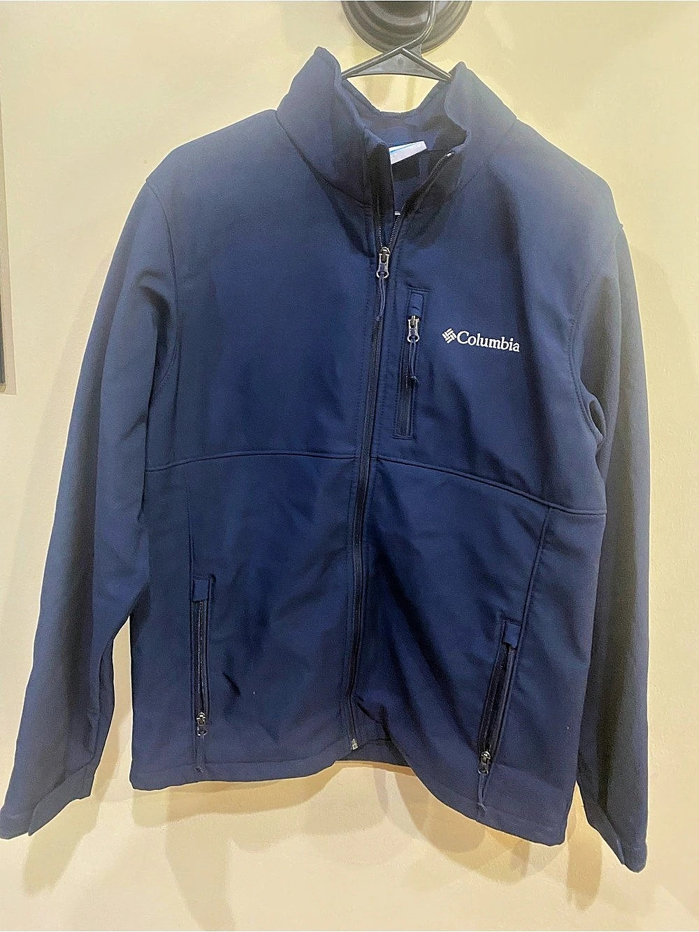Columbia Ascender Softshell Jacket Blue Full-Zip Jacket
